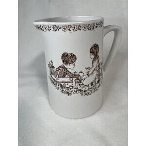 Royal Crownford Ironstone Pitcher Weatherby Hanley Falcon Ware England 1 1/2 Pt